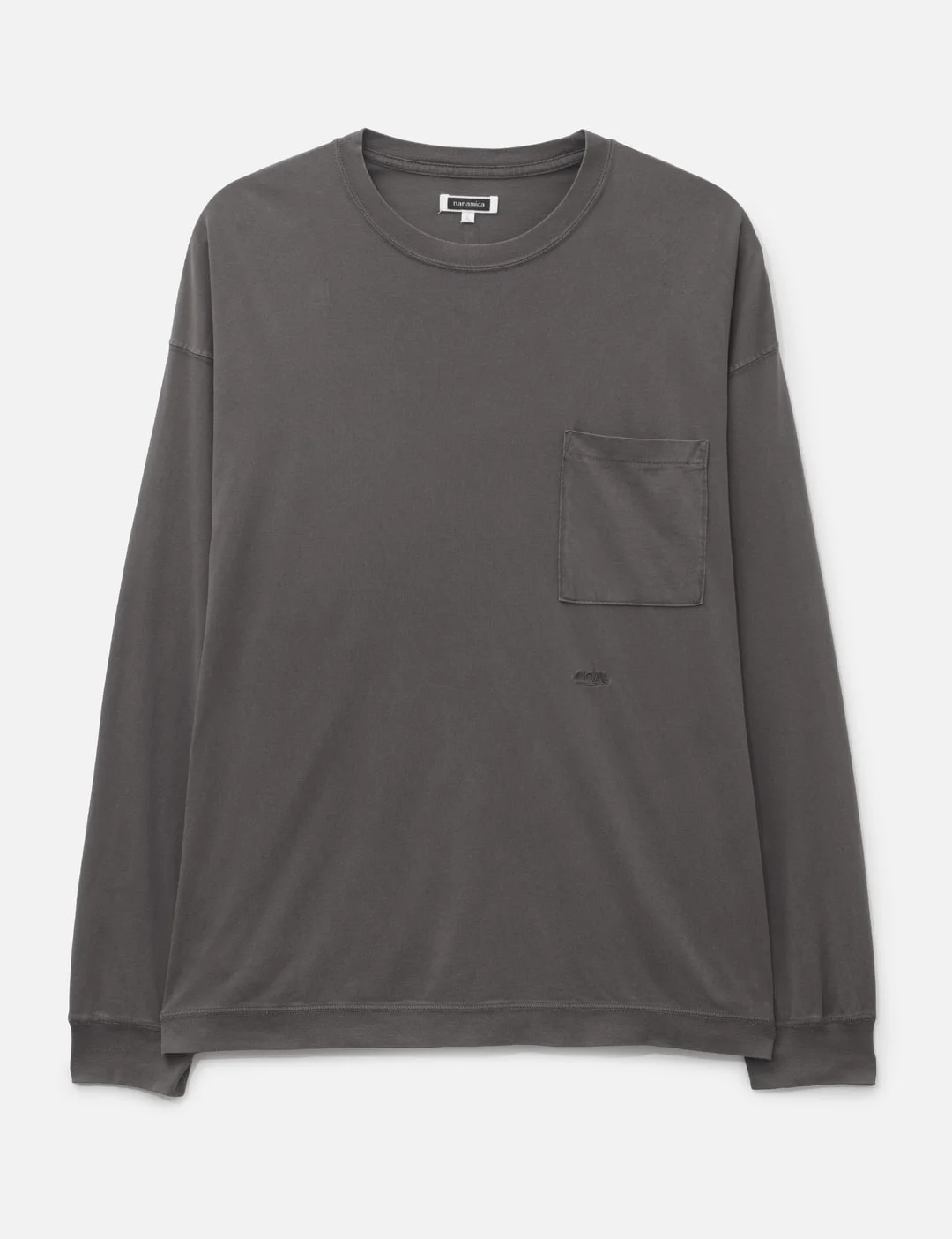 OOAL LONG SLEEVE POCKET T-SHIRT - 1
