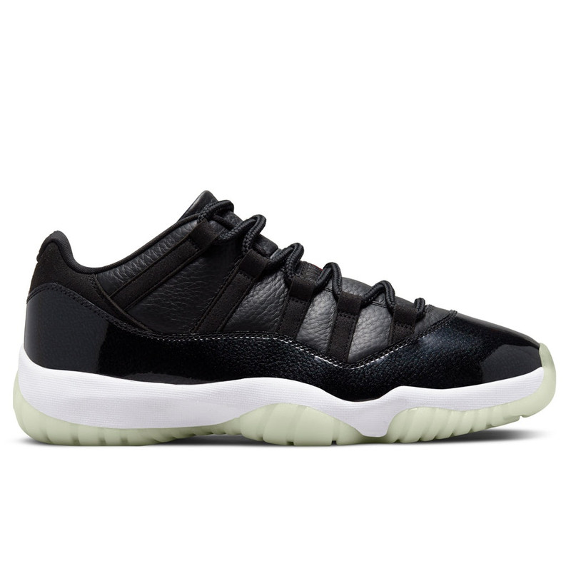 AIR JORDAN 11 RETRO LOW '72-10' - BLACK/GYM RED/WHITE - 1