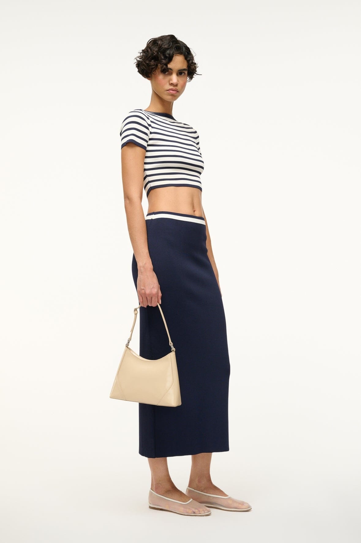 STAUD LINDA SHOULDER BAG OAT - 4