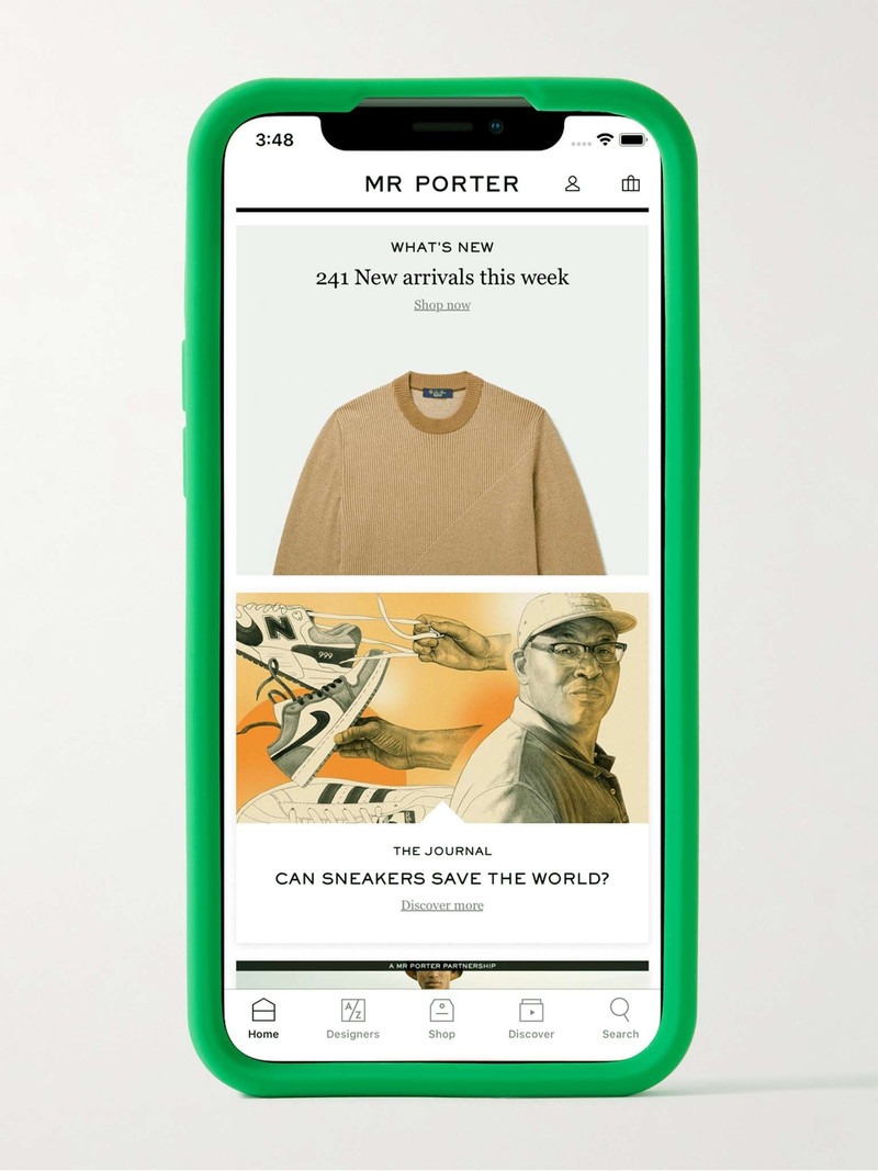 Bottega Veneta Intrecciato Rubber iPhone 13 Pro Max Case outlook