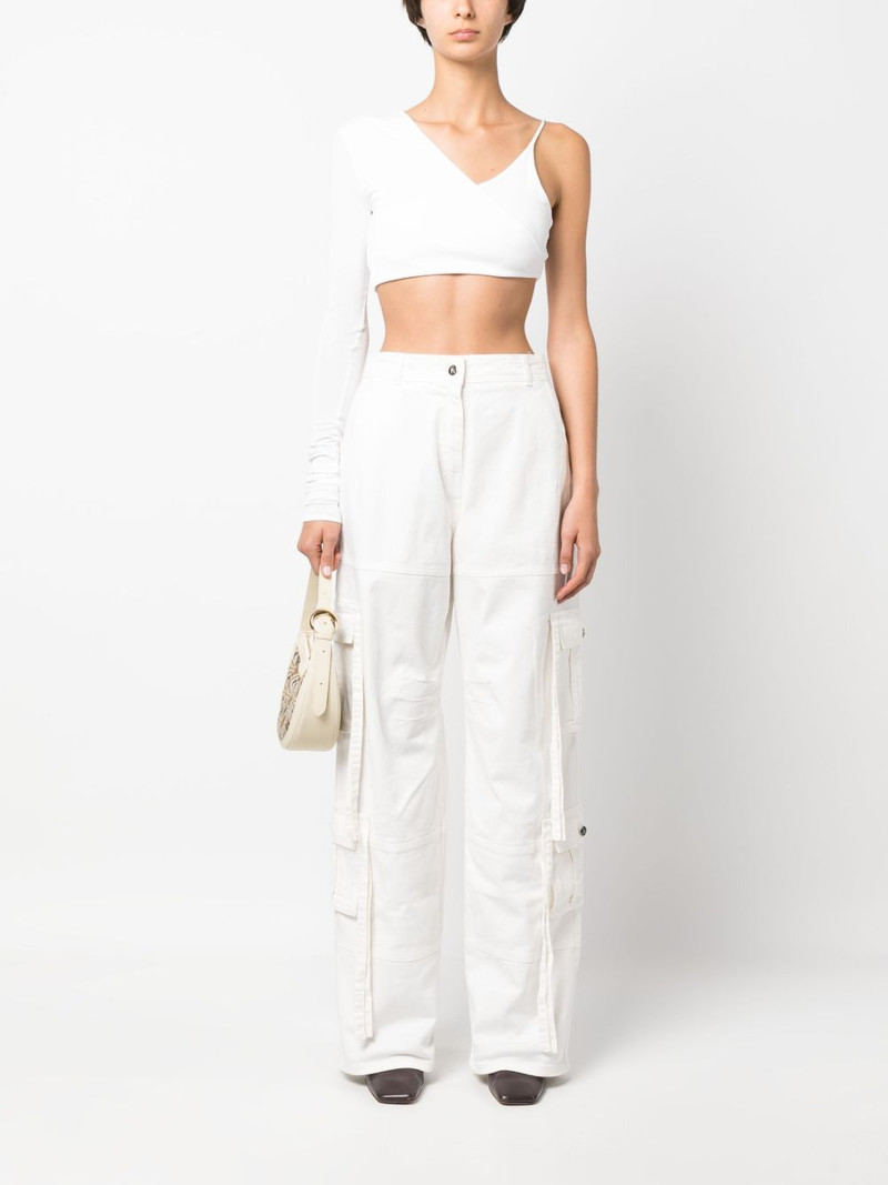 ANDREĀDAMO wide-leg cargo trousers outlook