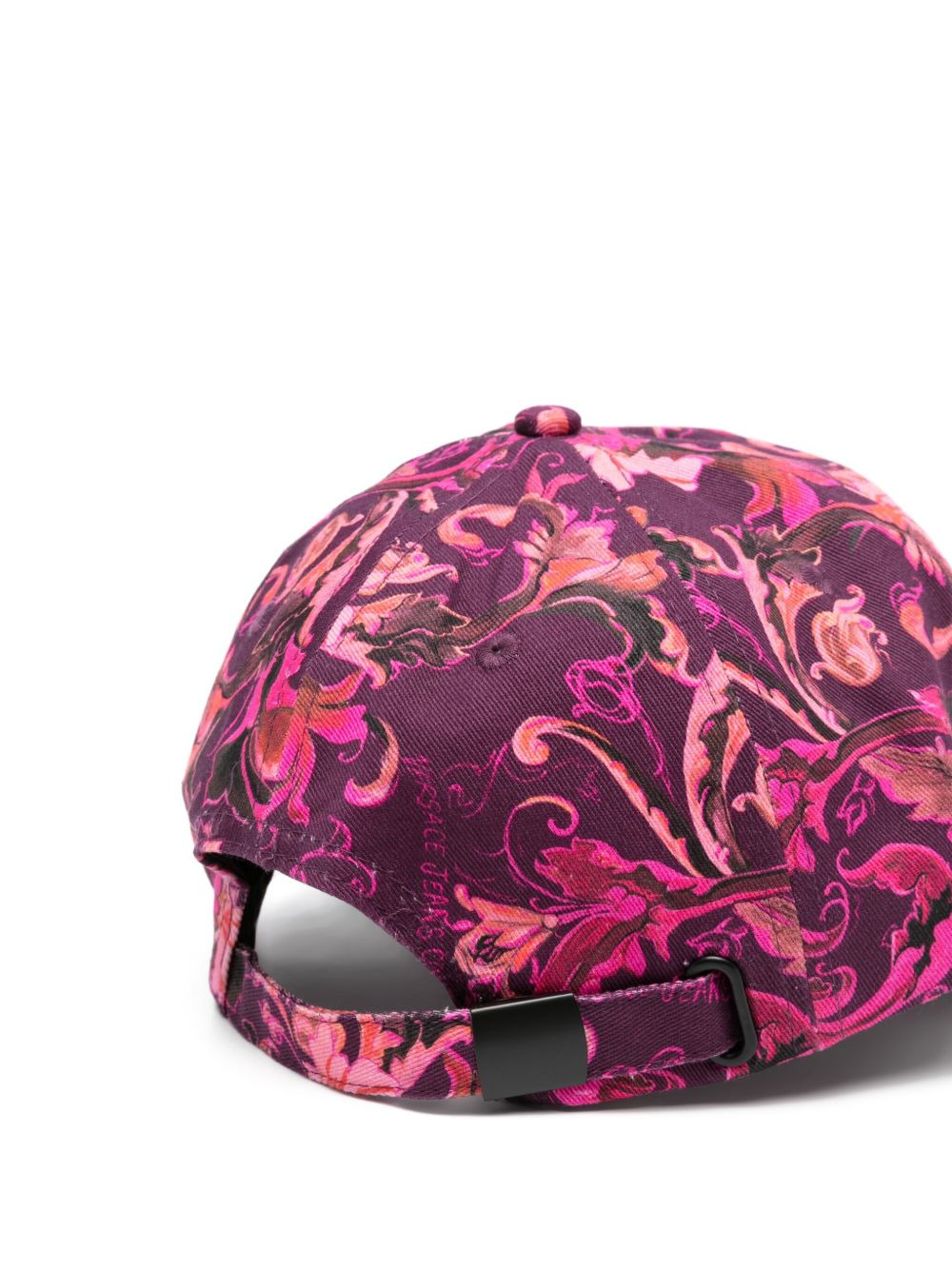 baroque-print baseball cap - 2