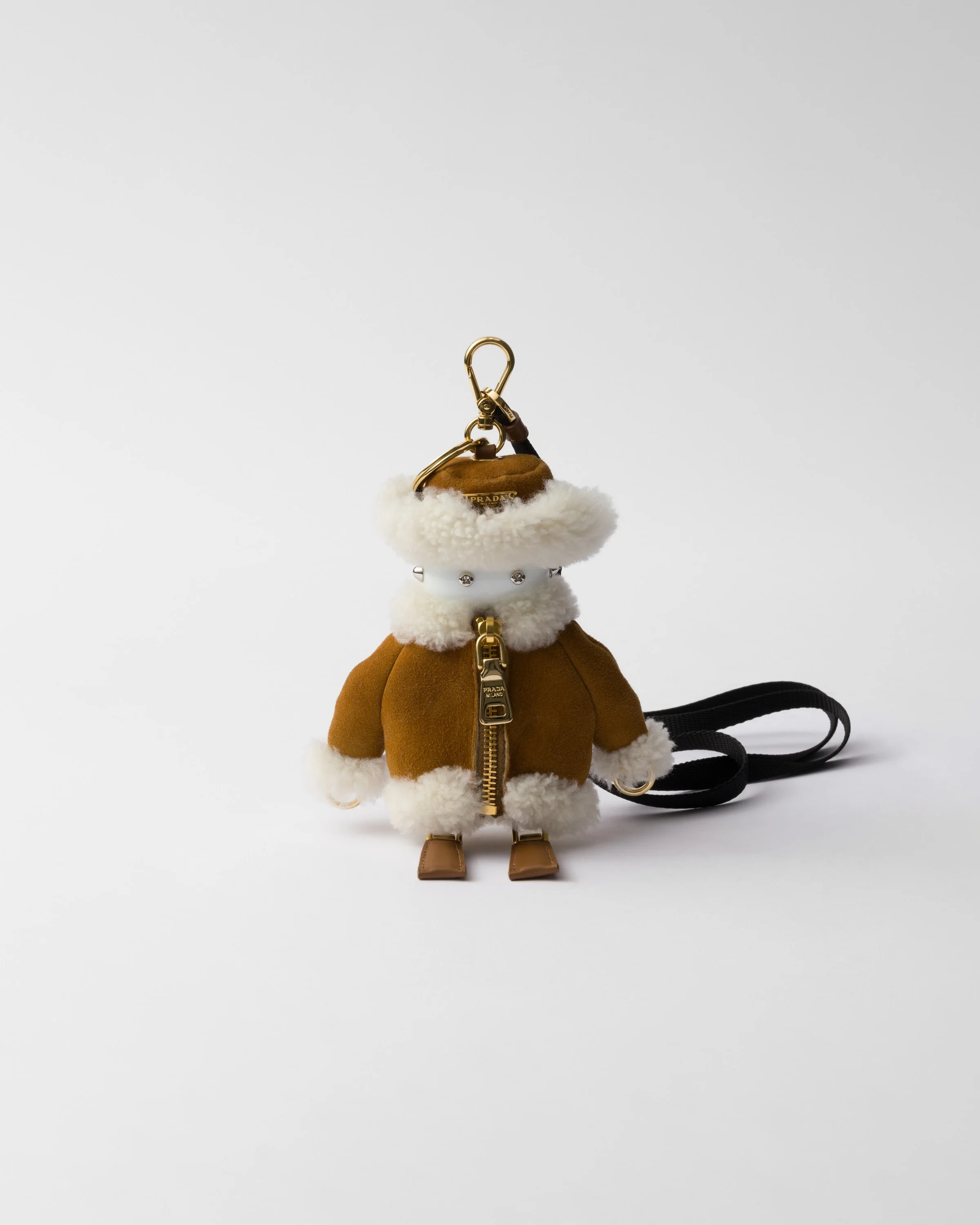 Soft Robot shearling bag charm - 1