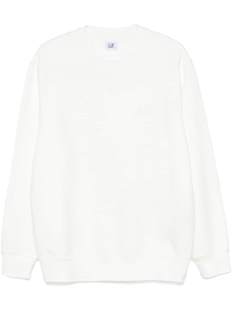 logo-embroidered sweatshirt 1
