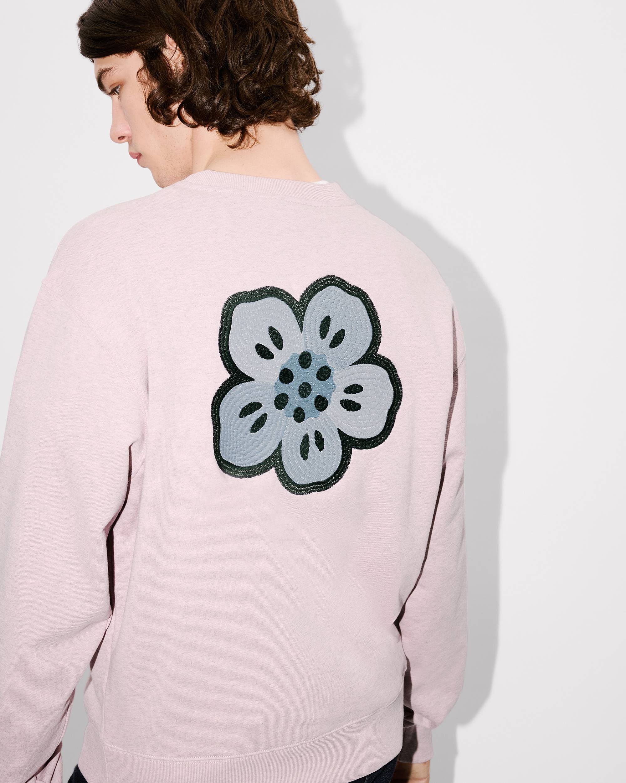 'Boke Flower' embroidered sweatshirt in cotton - 7