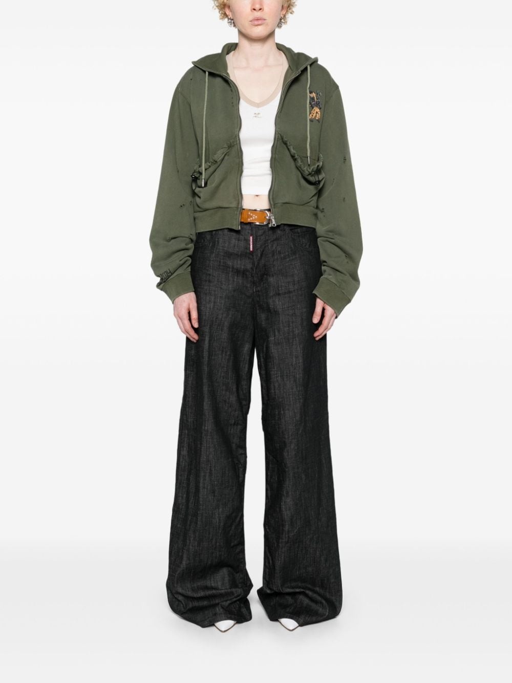 Traveller mid-rise wide-leg jeans - 2