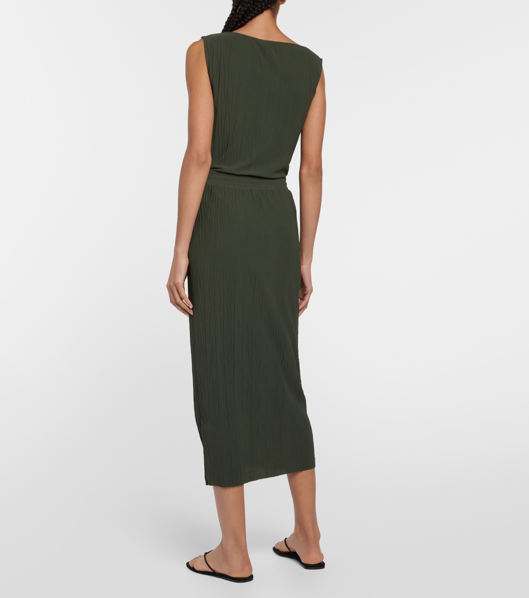Leisure Carnia plissé jersey midi skirt - 3
