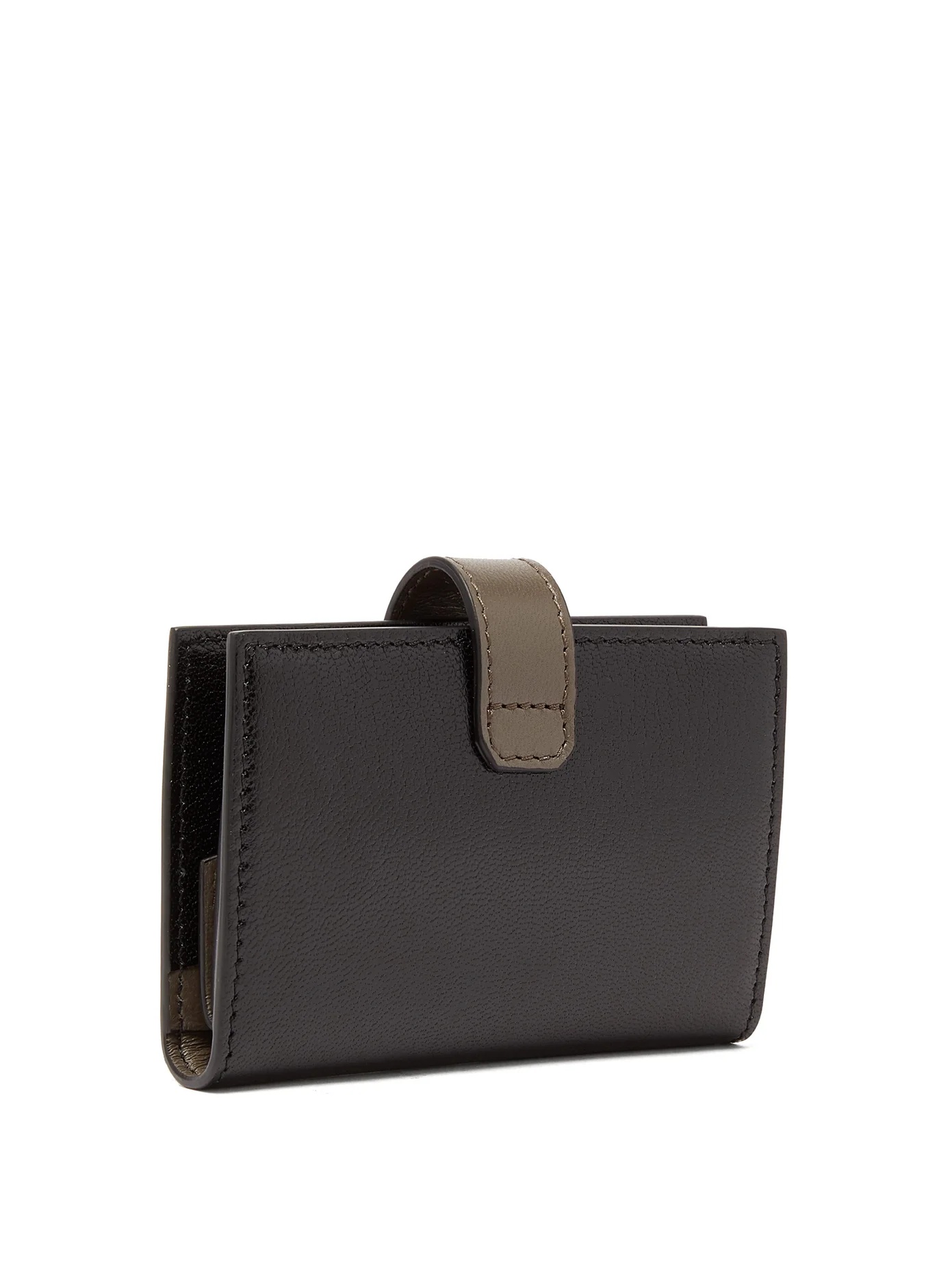 GV3 logo-buckle leather bi-fold cardholder - 3