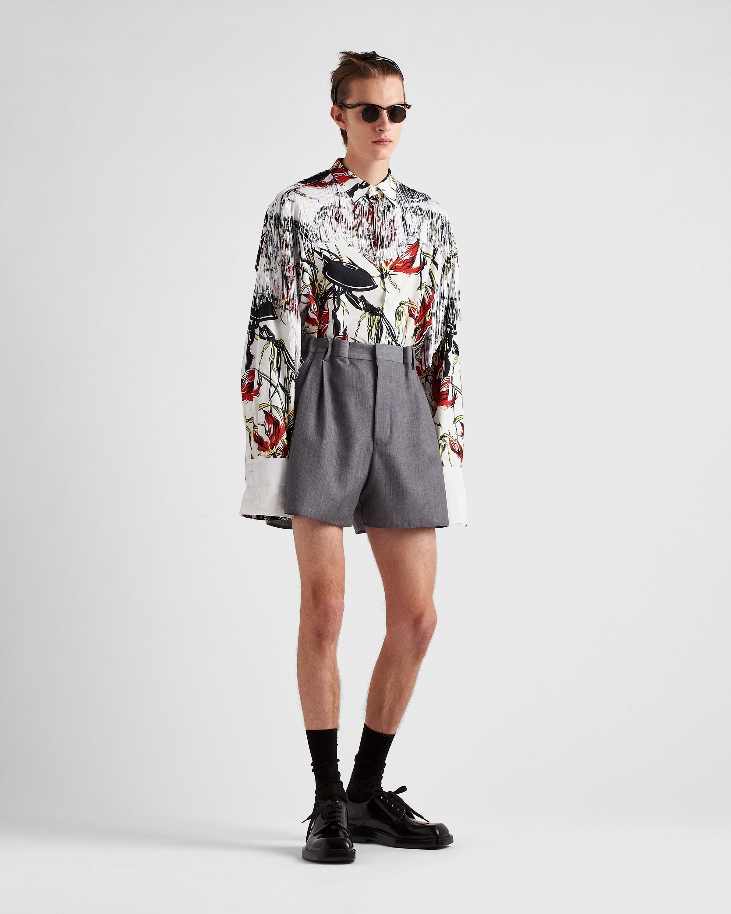 Wool and mohair shorts - 2