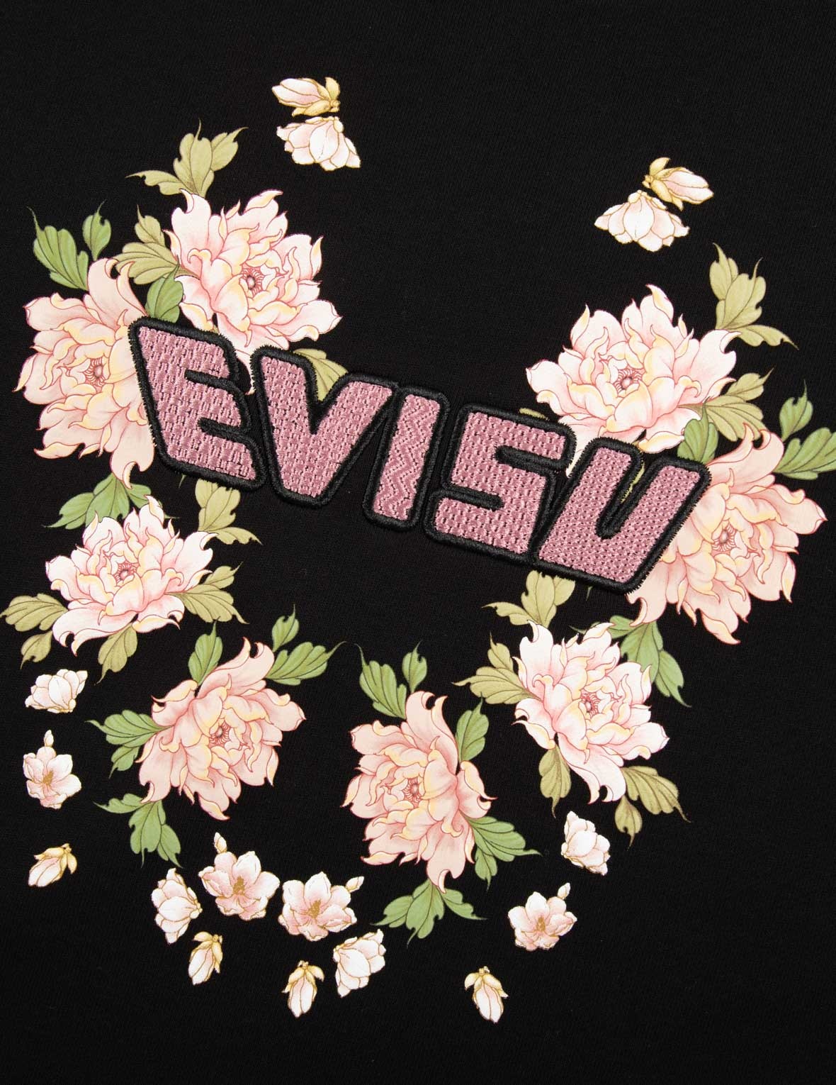 FLORAL PRINT WITH LOGO EMBROIDERY REGULAR FIT SWEATSHIRT - 7