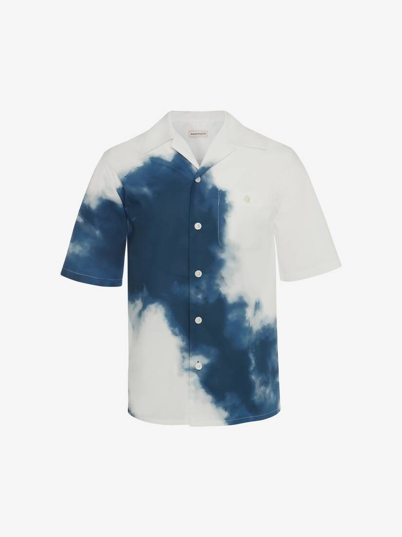 Blue Sky Short Sleeve Shirt in Sky Blue - 1