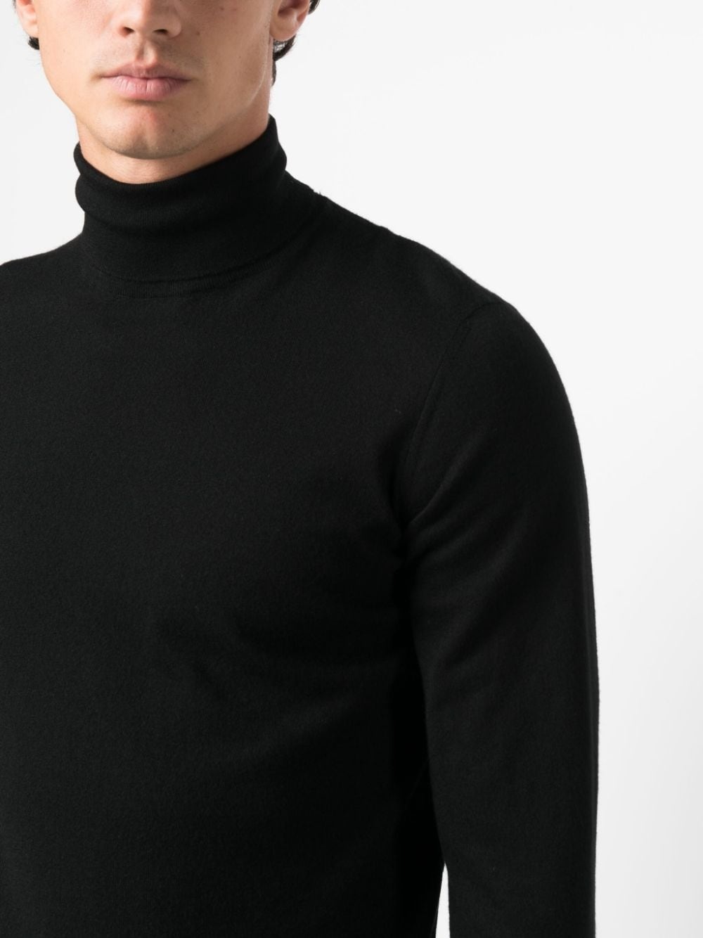 roll-neck cashmere jumper - 5