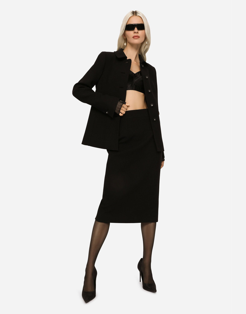 Dolce & Gabbana Woolen calf-length skirt outlook