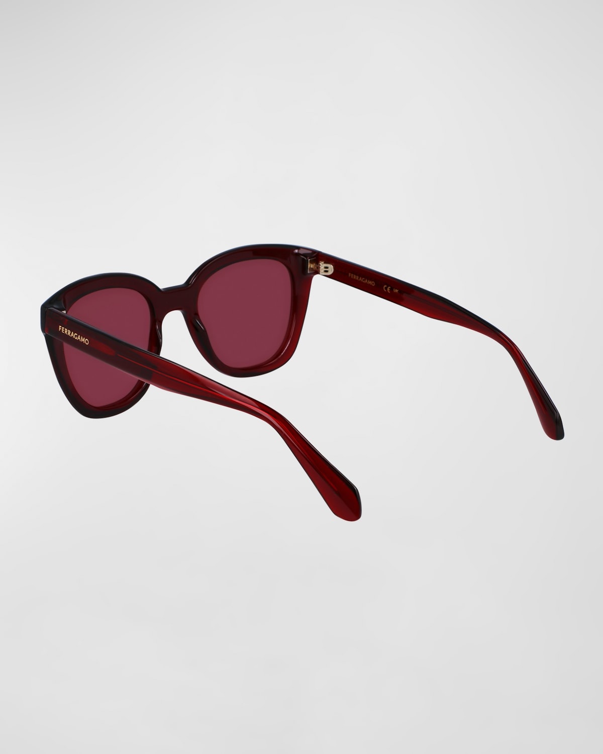 Logo Plastic Cat-Eye Sunglasses - 2