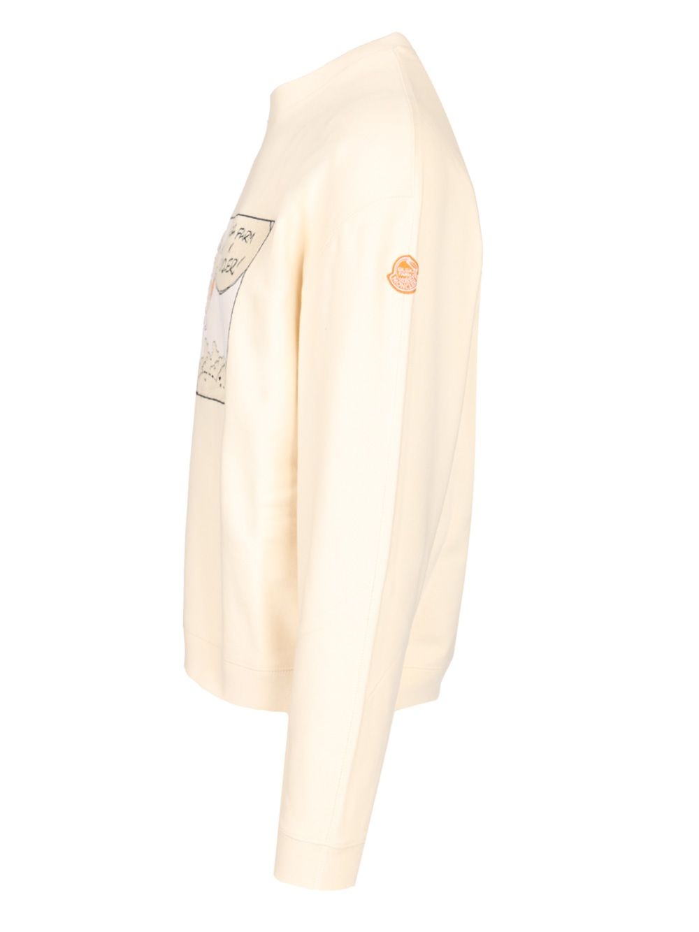 Cotton Sweatshirt Sweatshirts White - 3