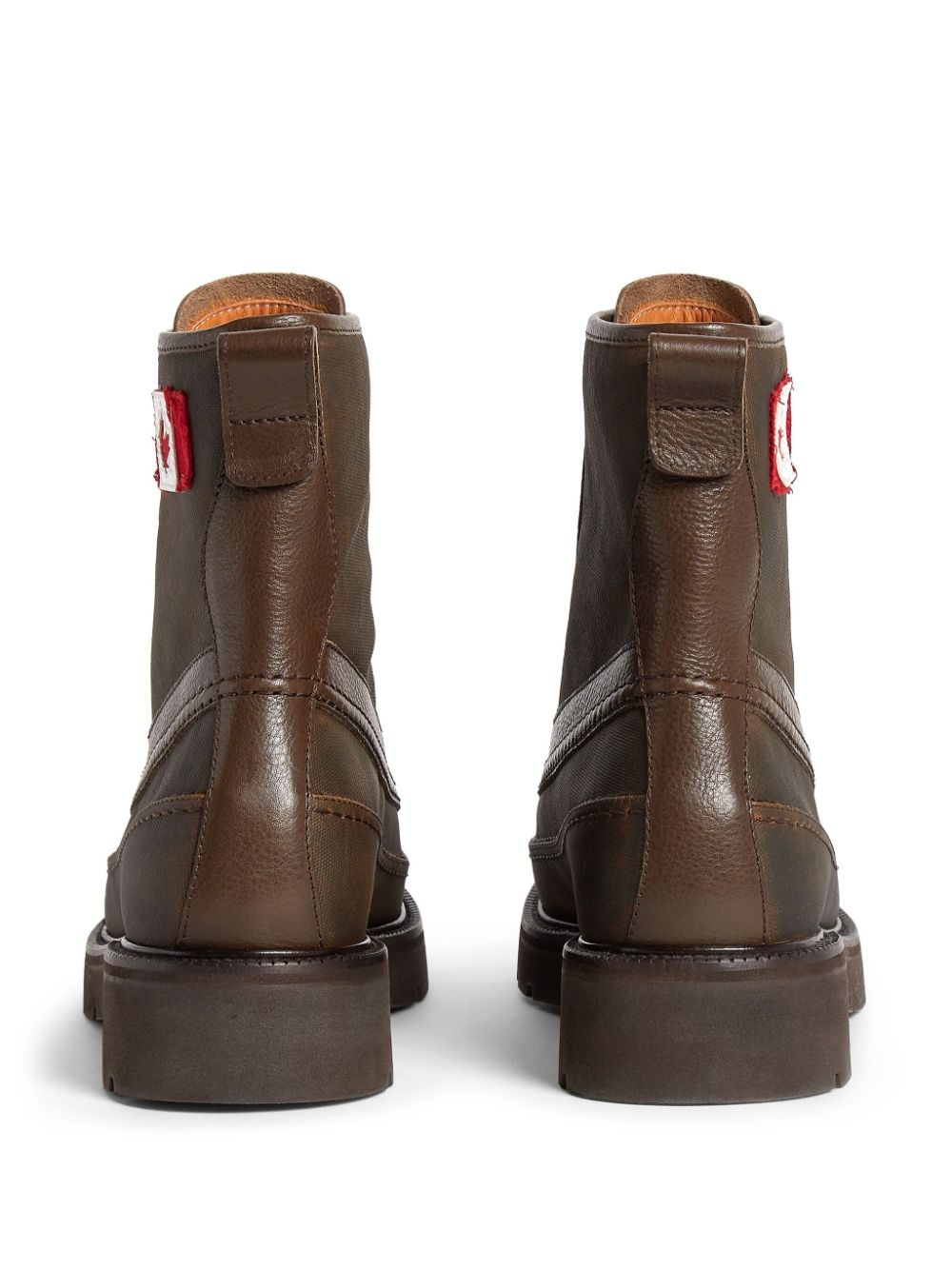 flag-tag ankle boots - 3
