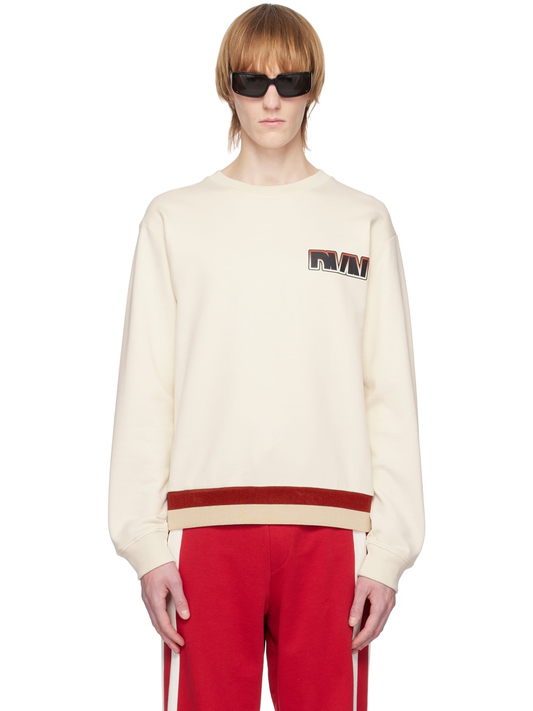 Off-White Appliqué Sweatshirt - 1