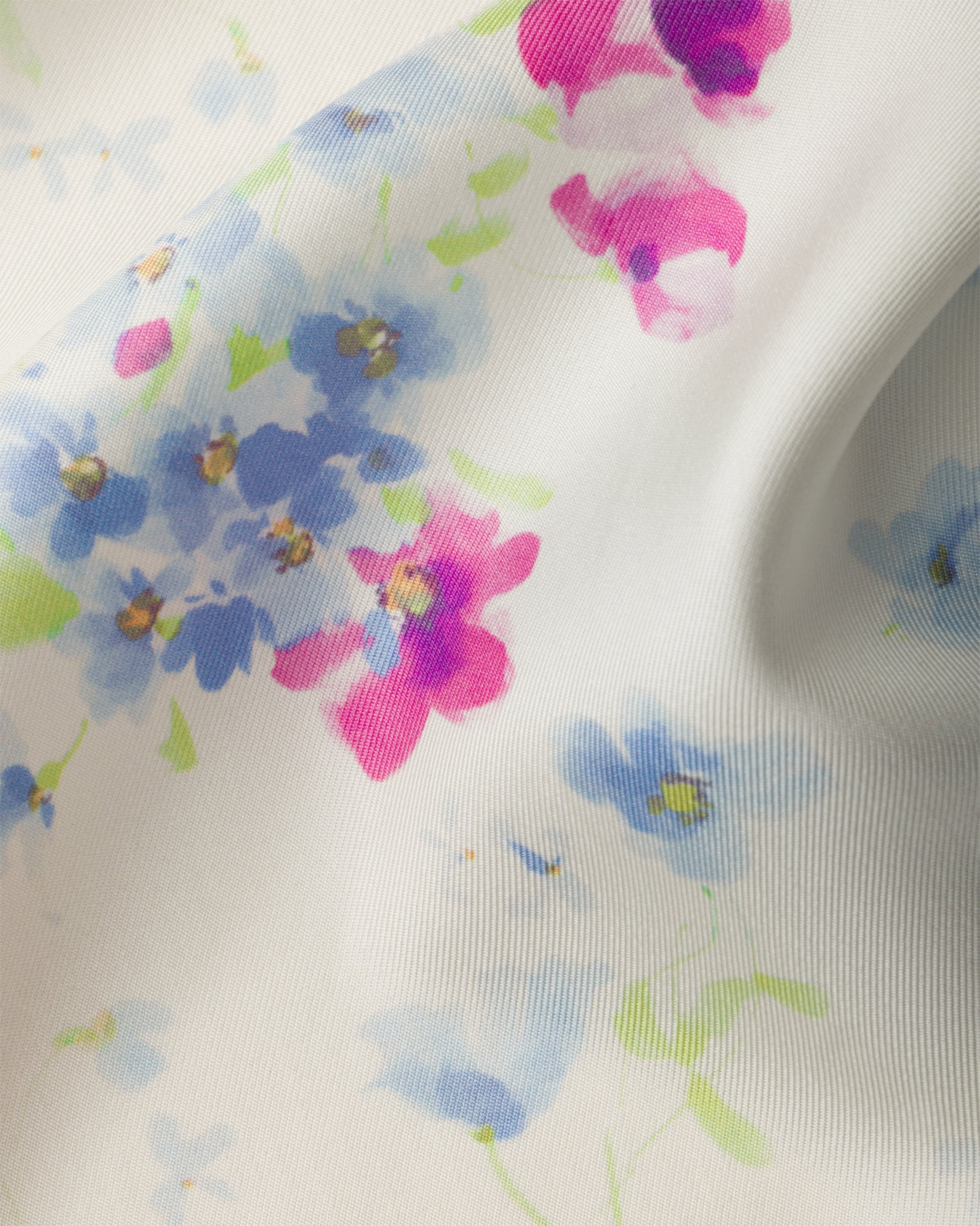 Printed silk twill scarf, 55 X 55 cm - 2