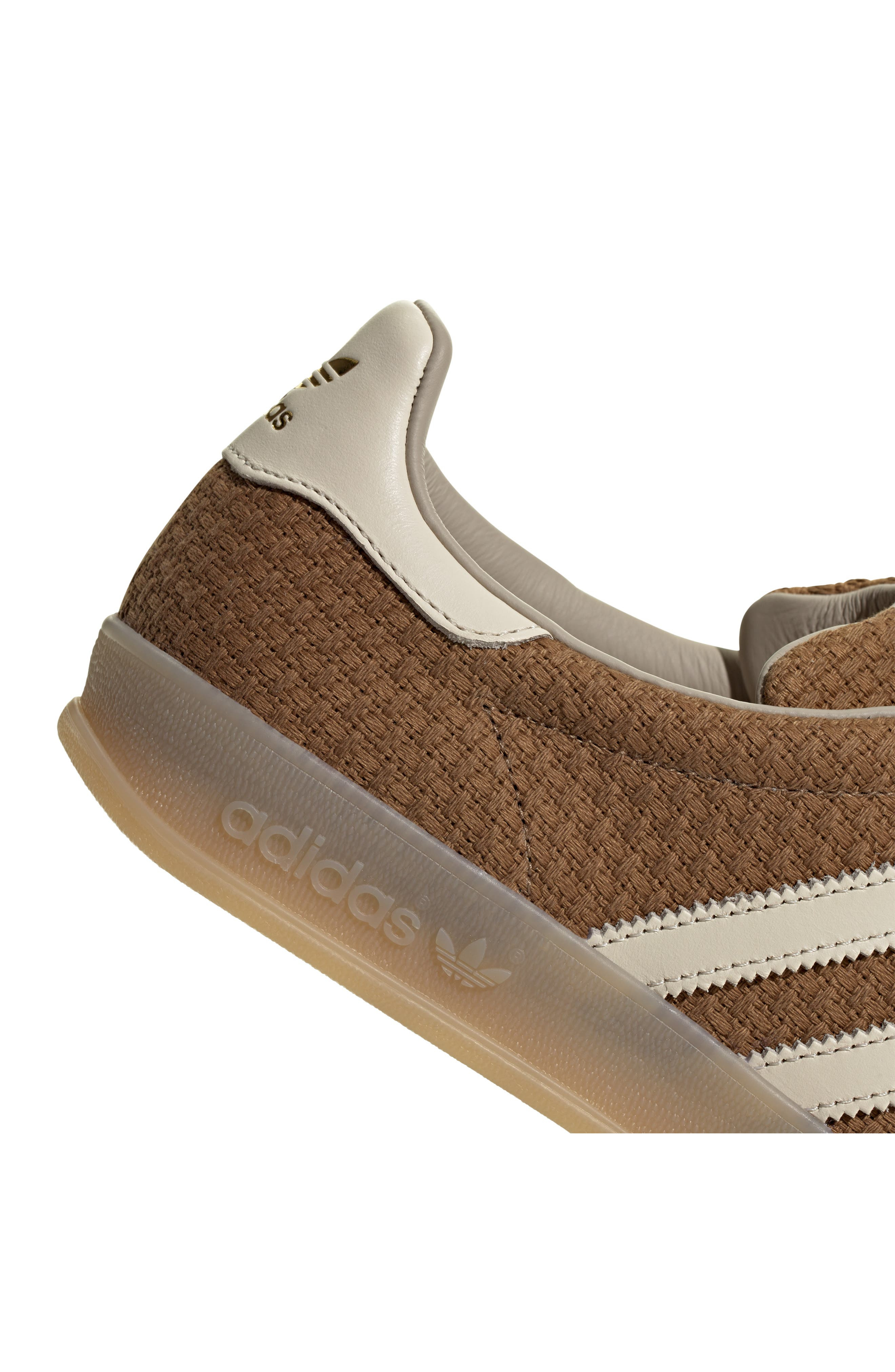 adidas Gazelle Indoor Sneaker in Brown Desert/White/Beige at Nordstrom - 8