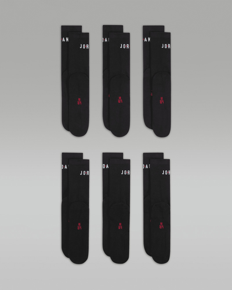 Jordan Everyday Crew Socks (6 Pairs) 3