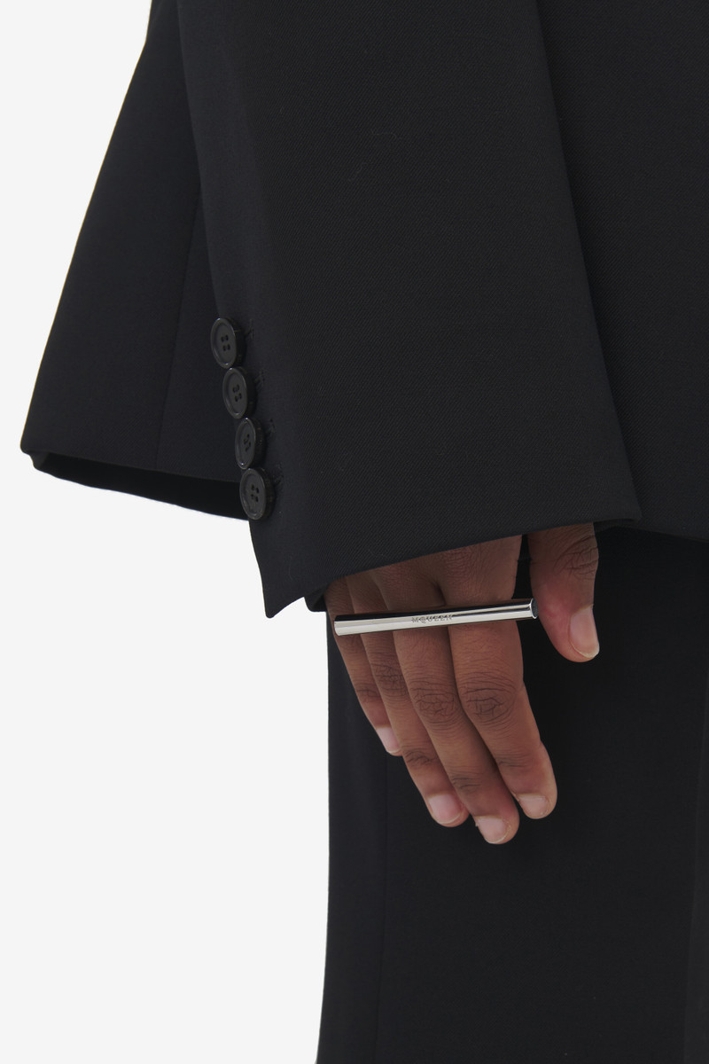 Alexander McQueen Cross-Bar Double Ring outlook