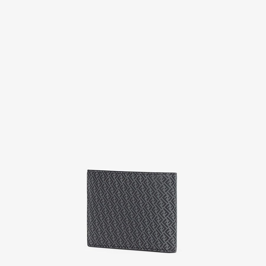 Black leather bi-fold wallet - 2