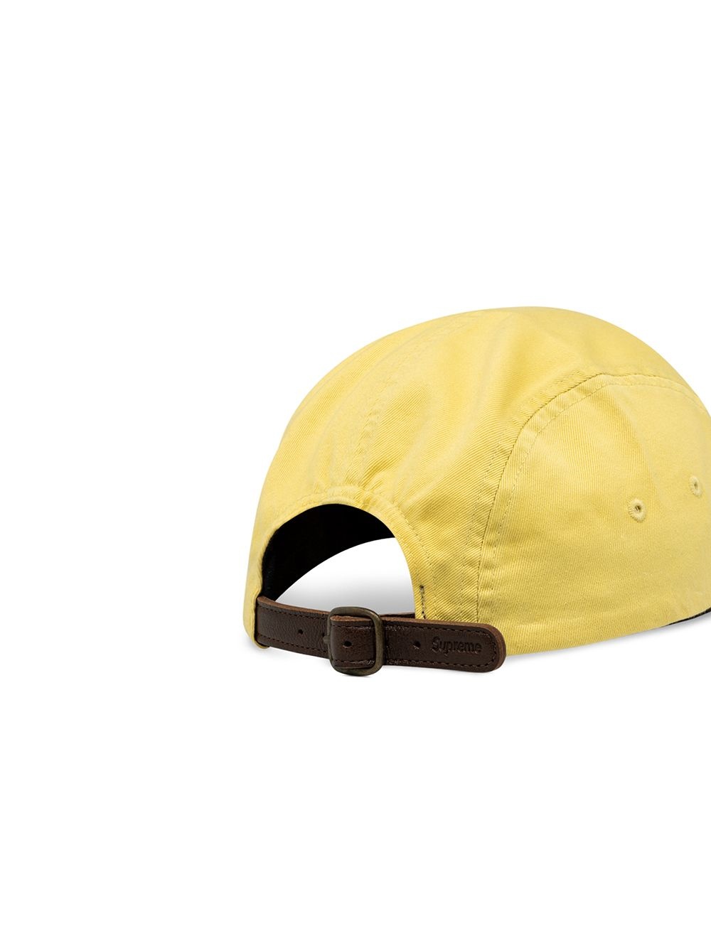 washed chino twill camp cap - 2