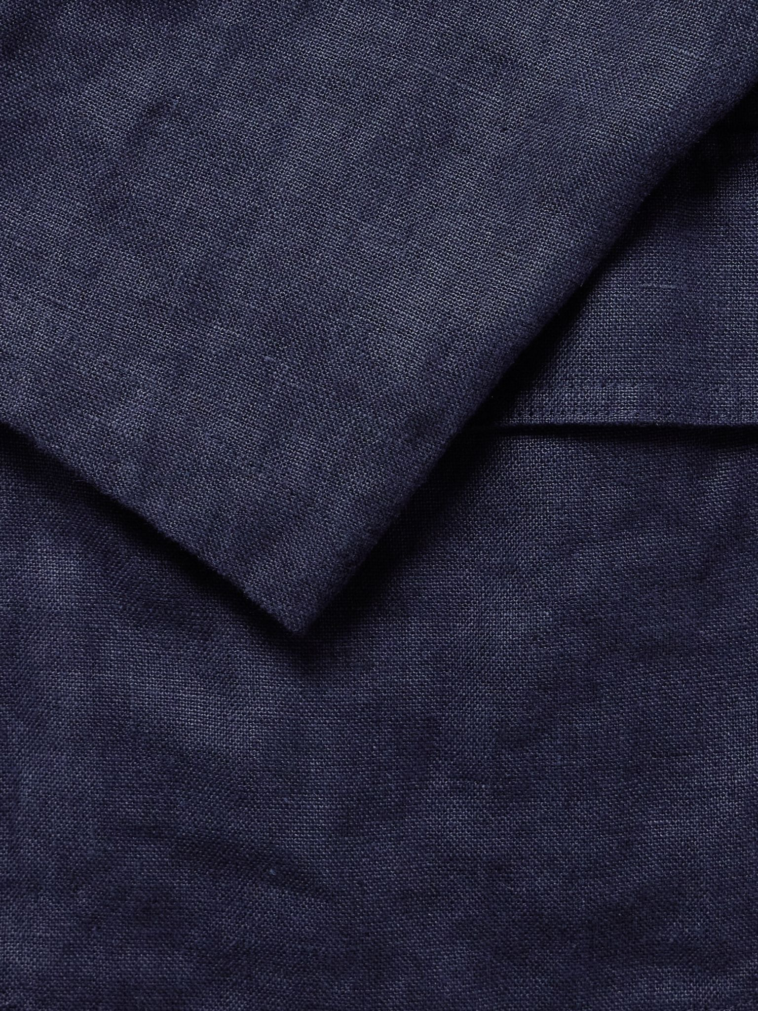 Mk. I Antique Games Unstructured Linen Blazer Navy - 4