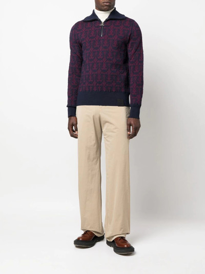 Salvatore Ferragamo Gancini-logo  jumper outlook