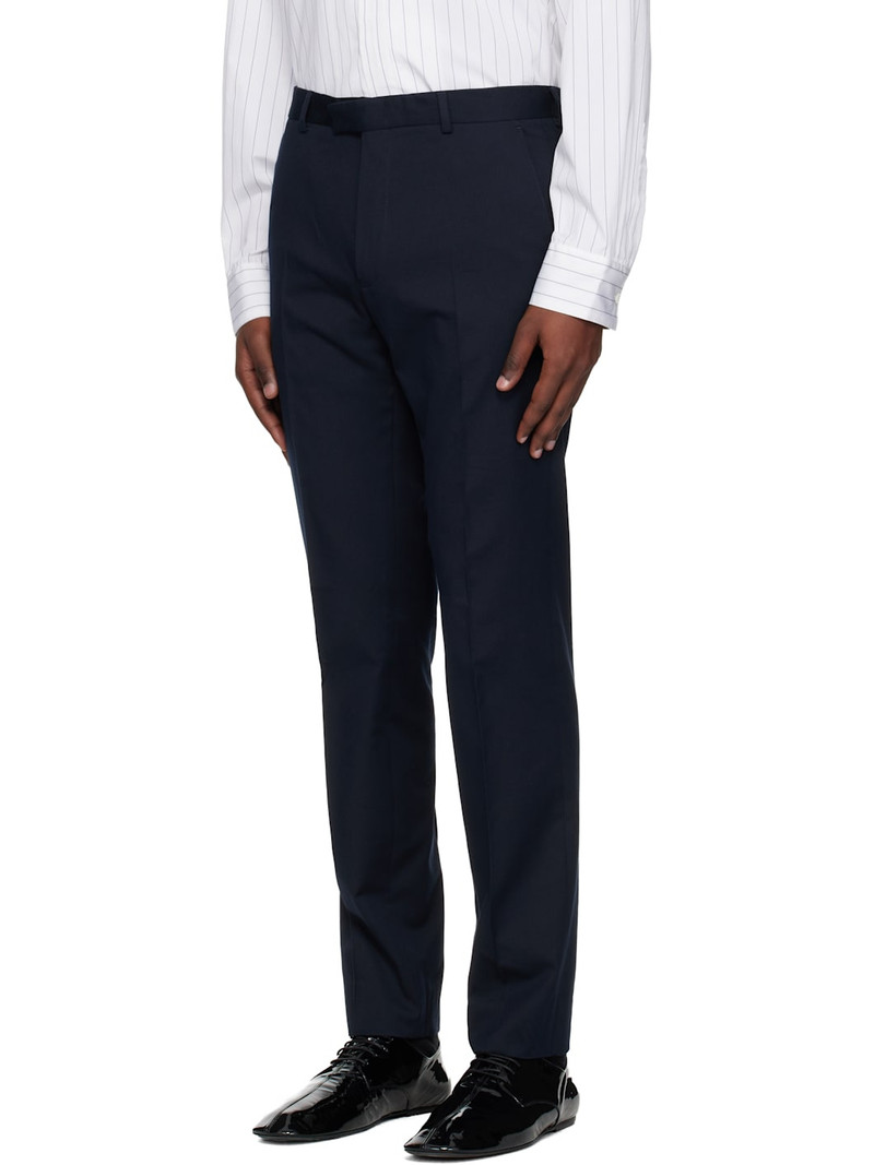 Dries Van Noten Navy Wool-Blend Suit outlook