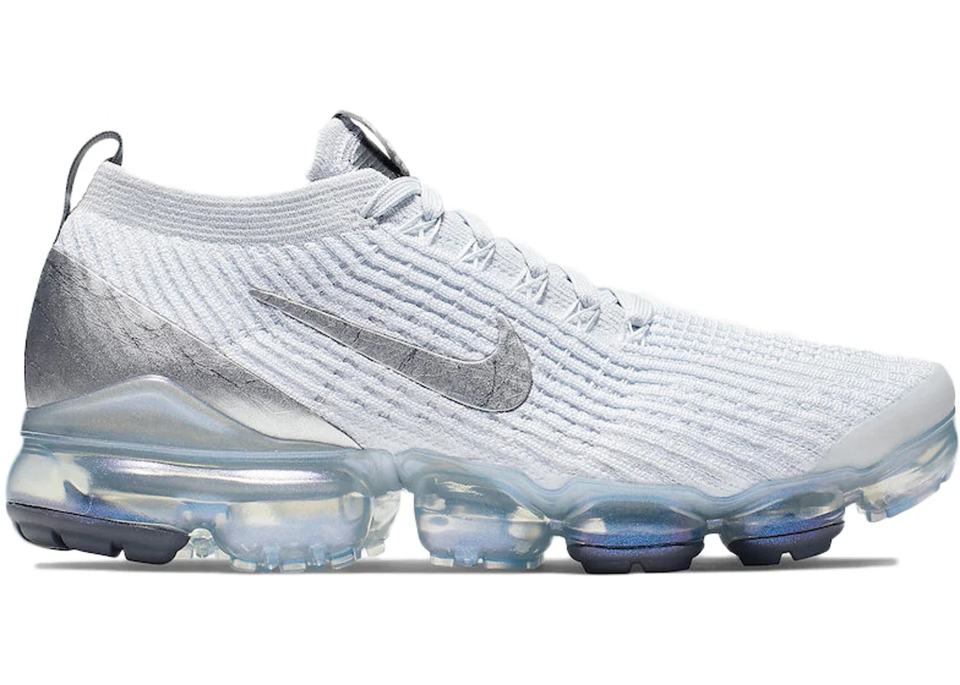 Nike Air VaporMax Flyknit 3 White Reflect Silver (W) - 1