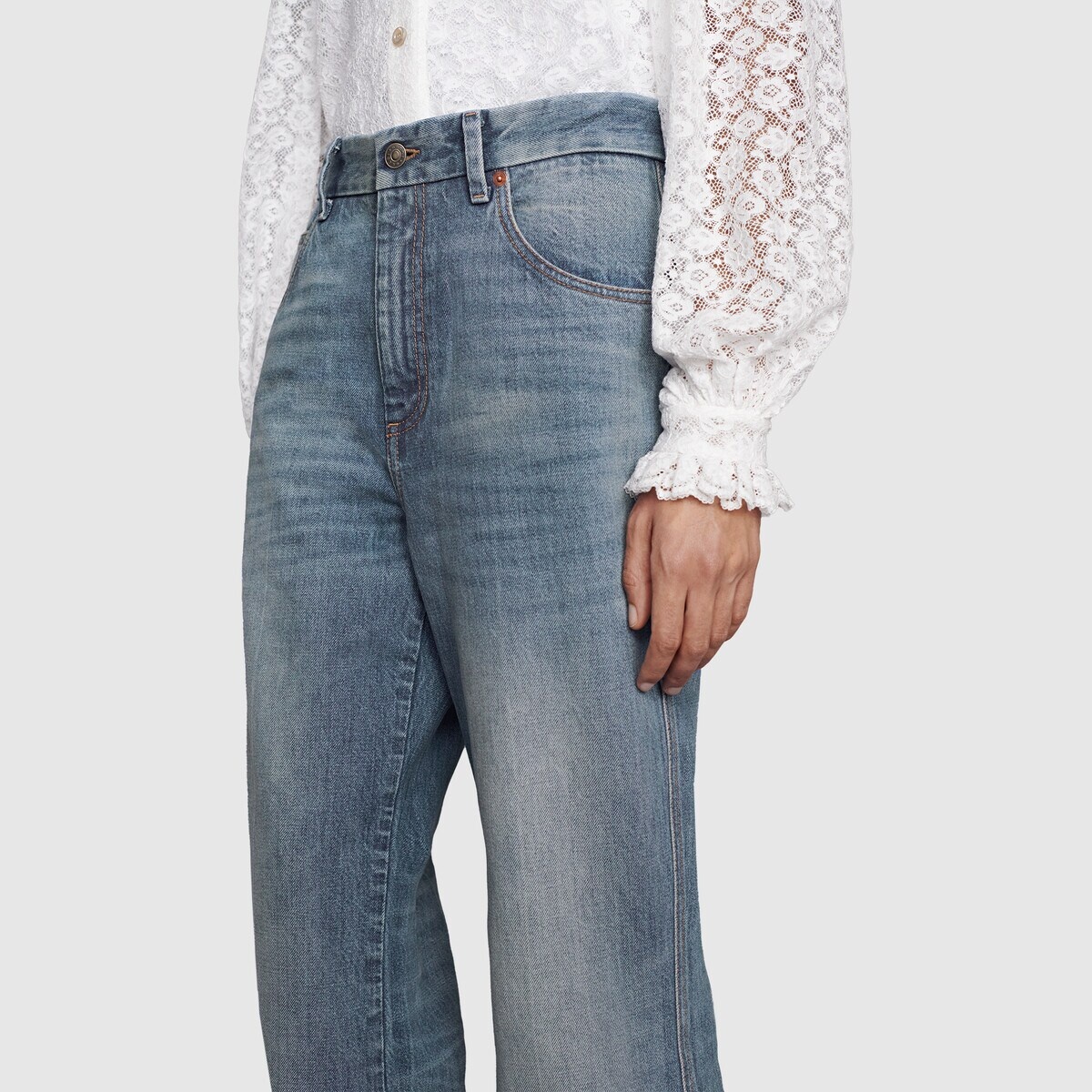 Eco washed organic denim pant - 8