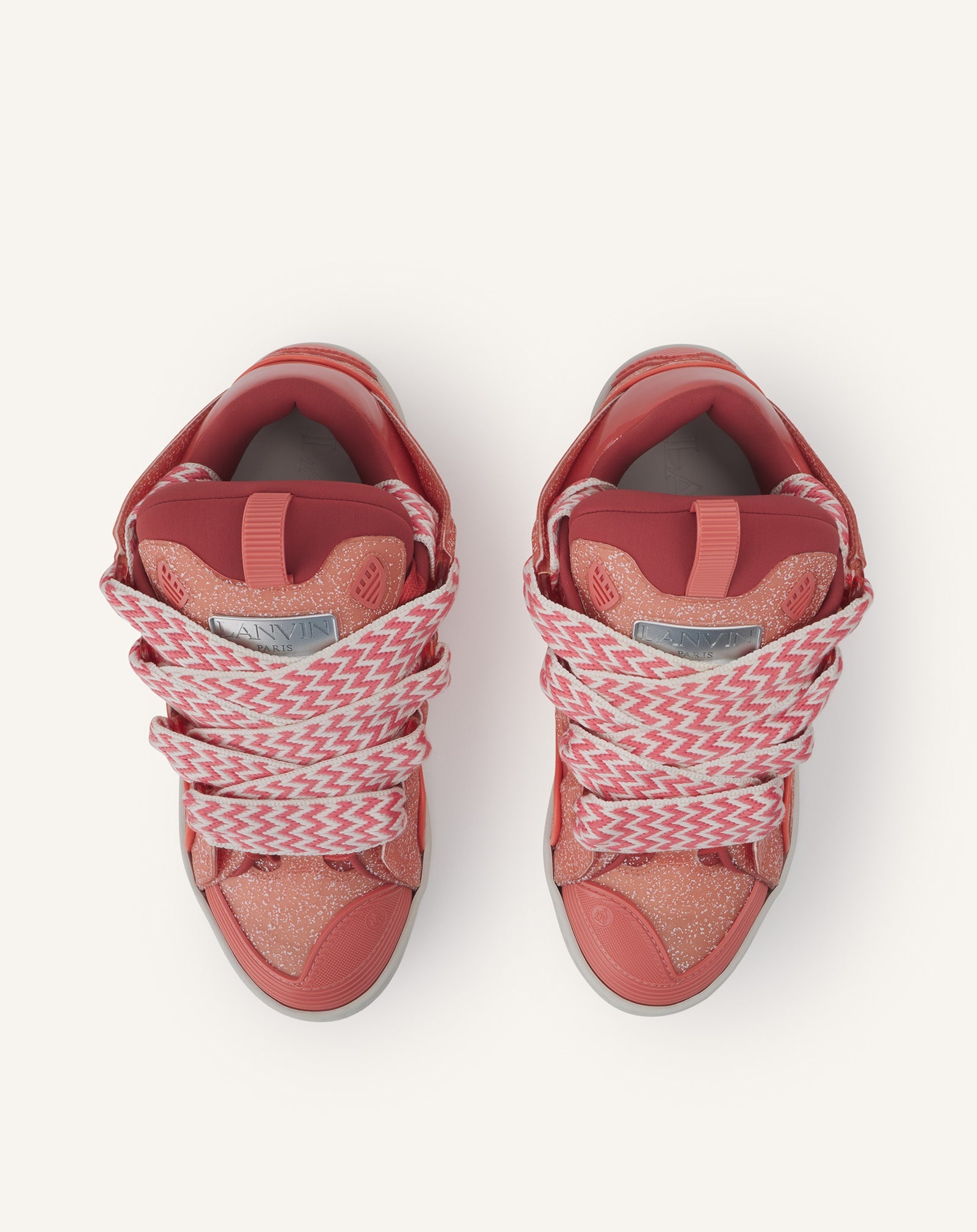 CURB SNEAKERS IN SPECKLED LEATHER - 5