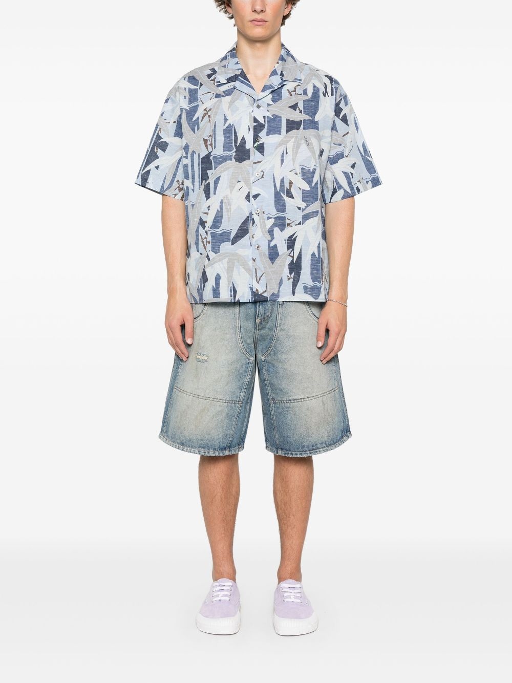Chiku-Rin Camo Hawaiian shirt - 2