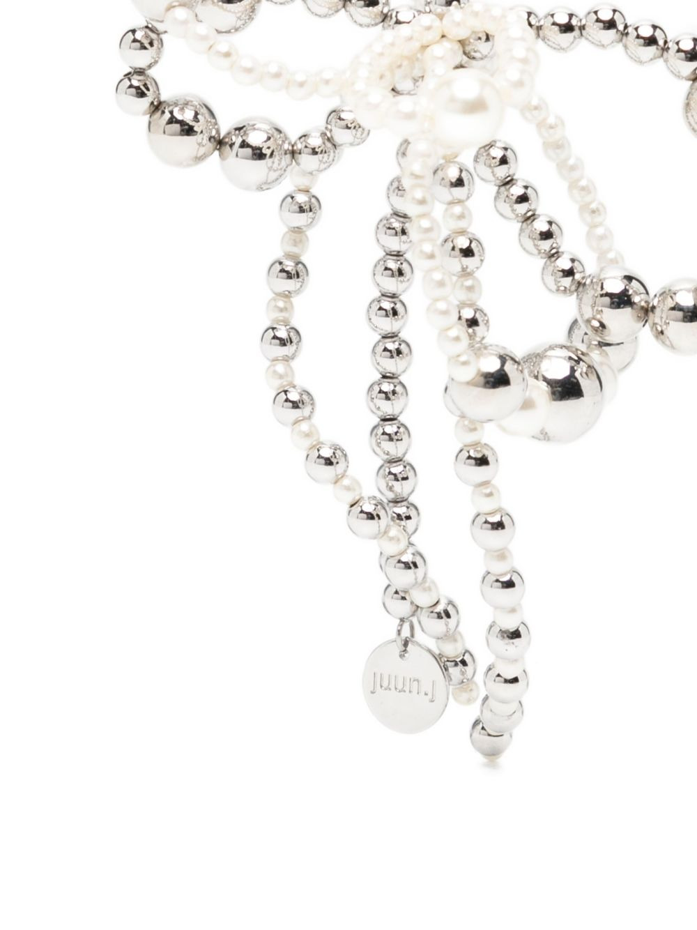 ribbon beaded keyring - 3