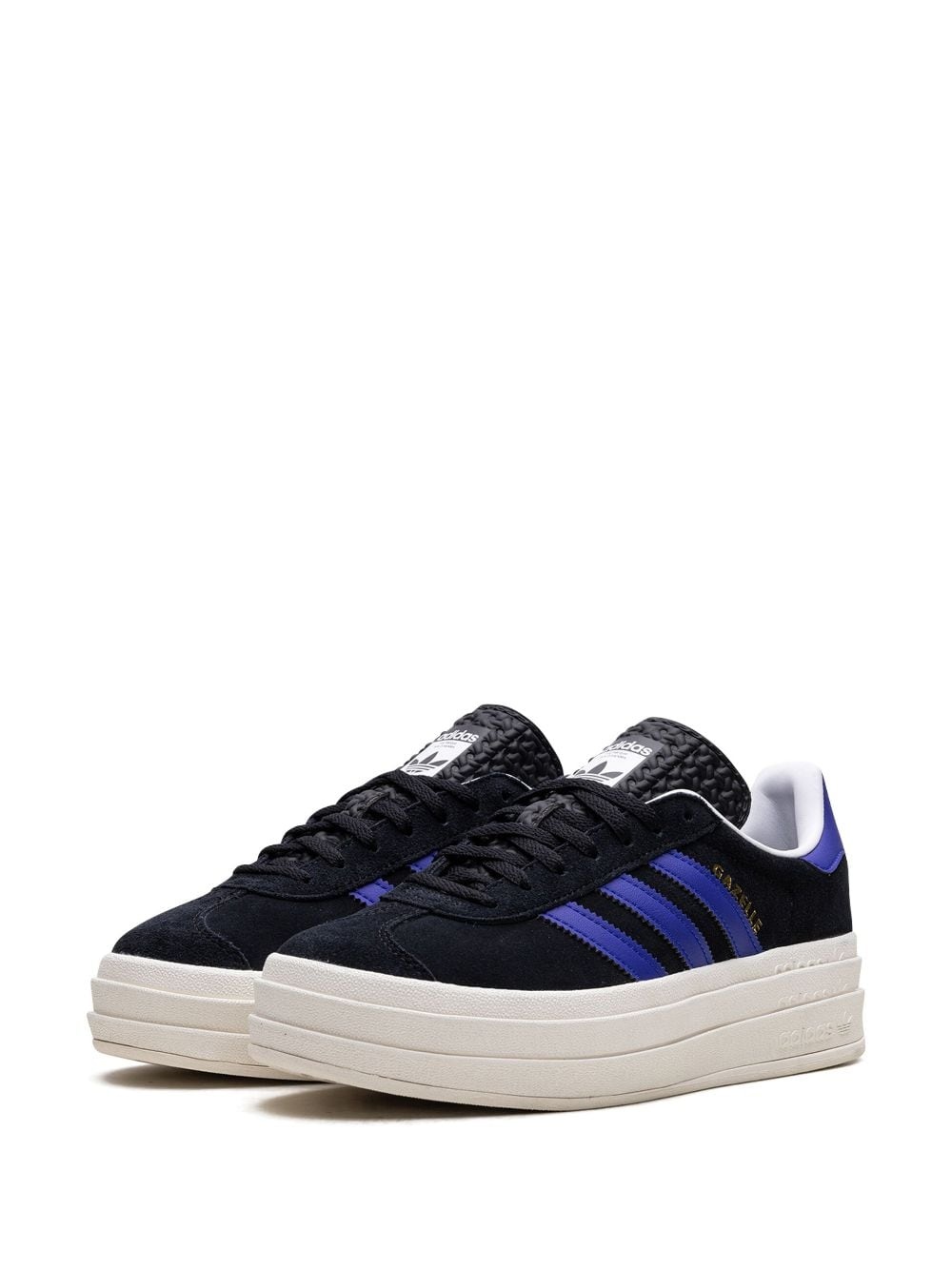 Gazelle Bold "Black/Lucid Blue" sneakers - 3