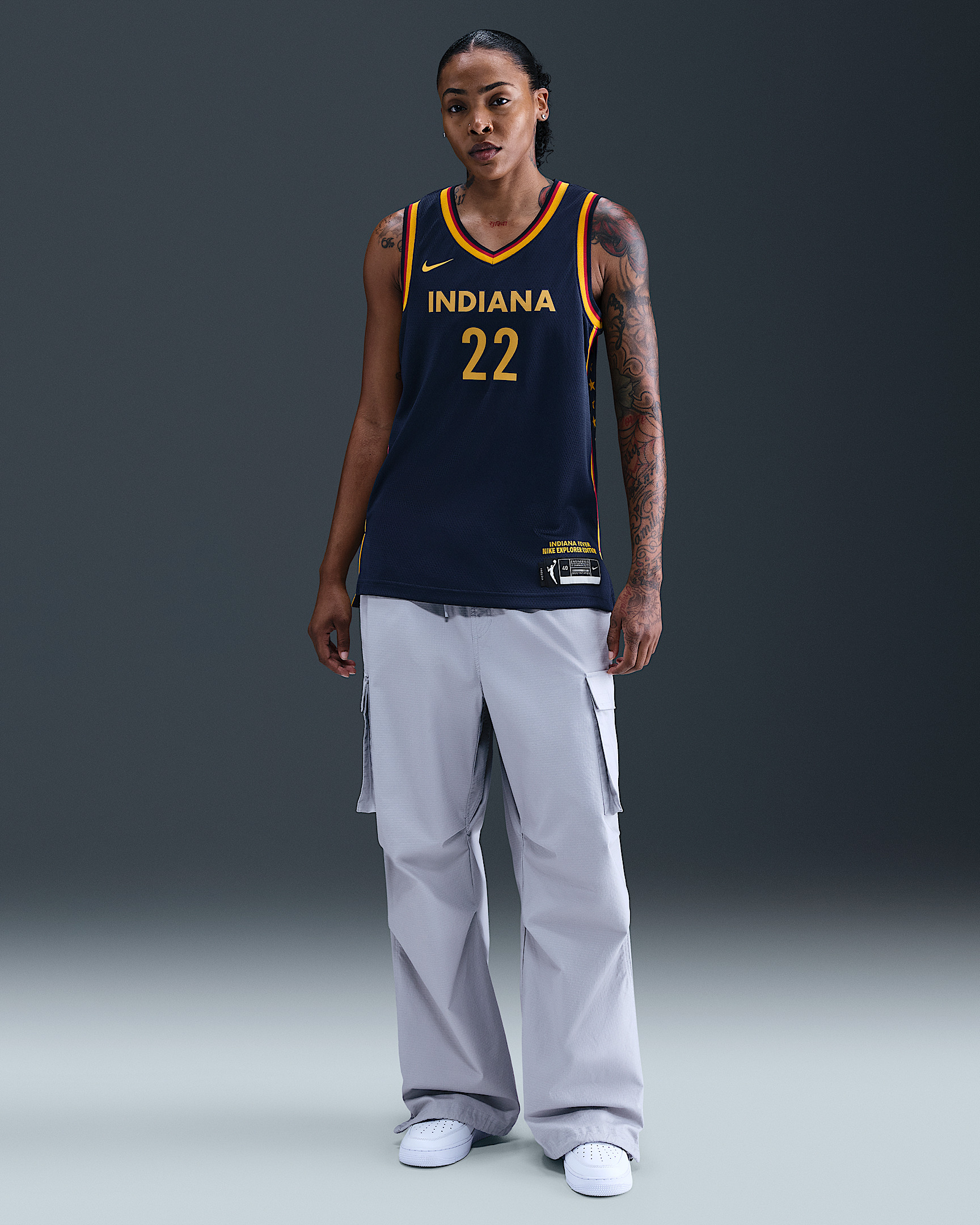Caitlin Clark Indiana Fever Explorer Edition Nike Dri-FIT WNBA Victory Jersey - 6