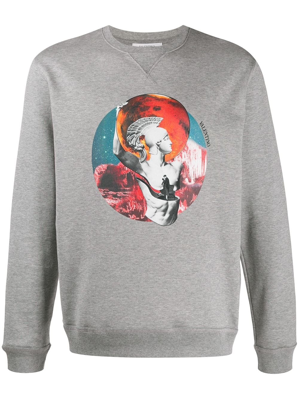 Soul Planets print sweatshirt - 1