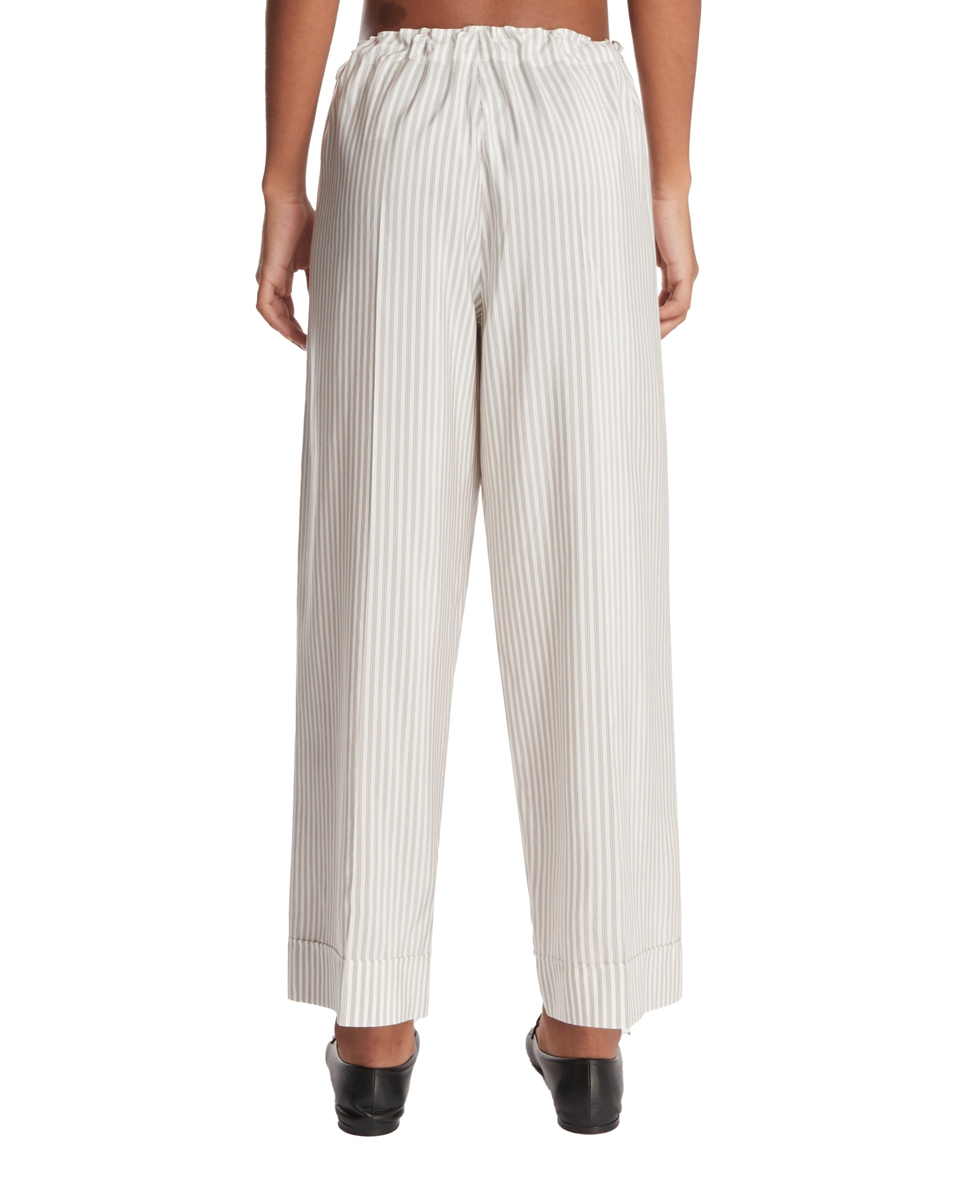 White Yayah Silk Pants - 3