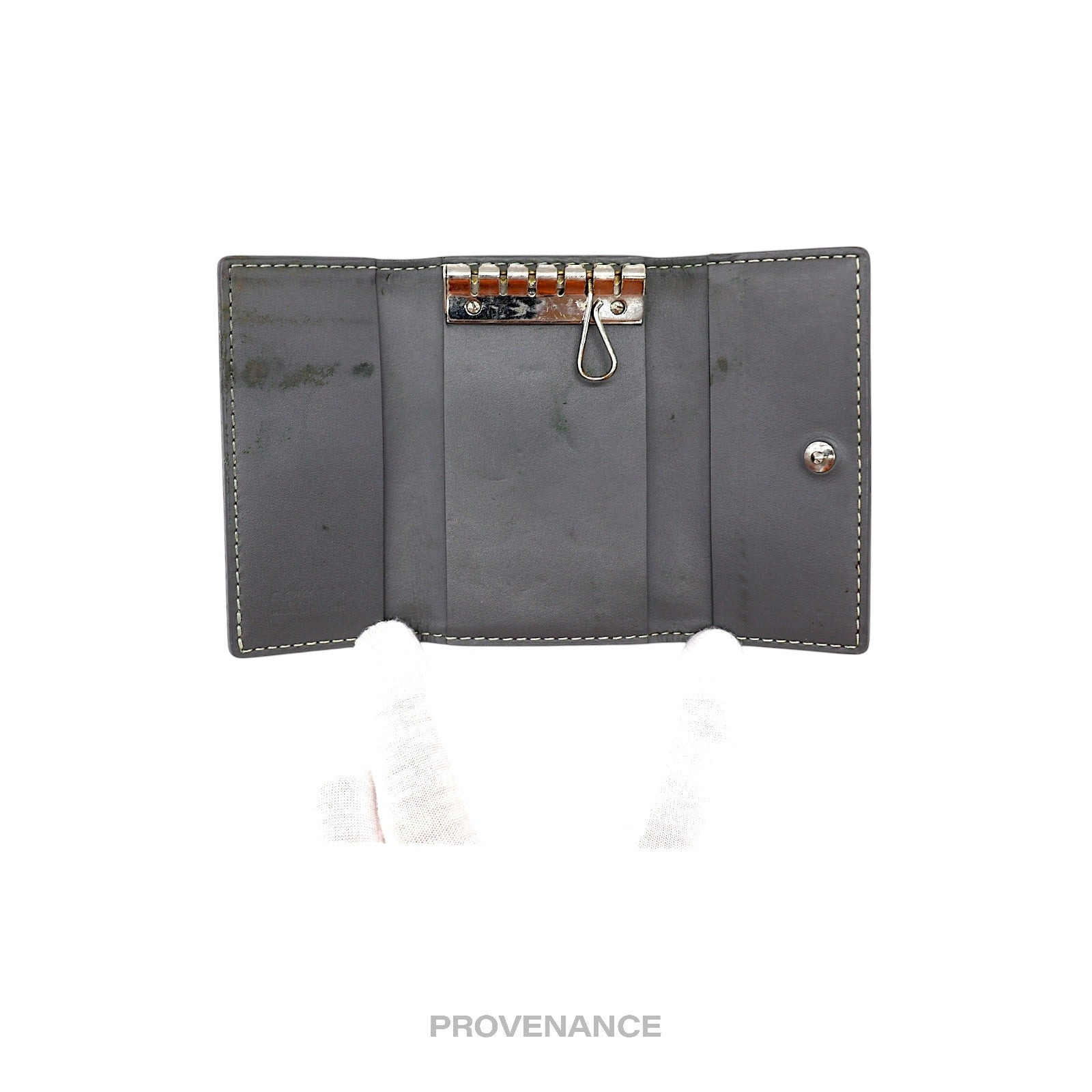 Goyard 6 Key Case Wallet - Grey Goyardine - 5