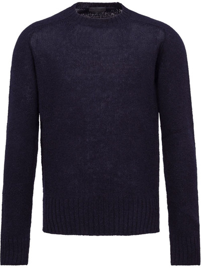 Prada Shetland crew-neck jumper outlook