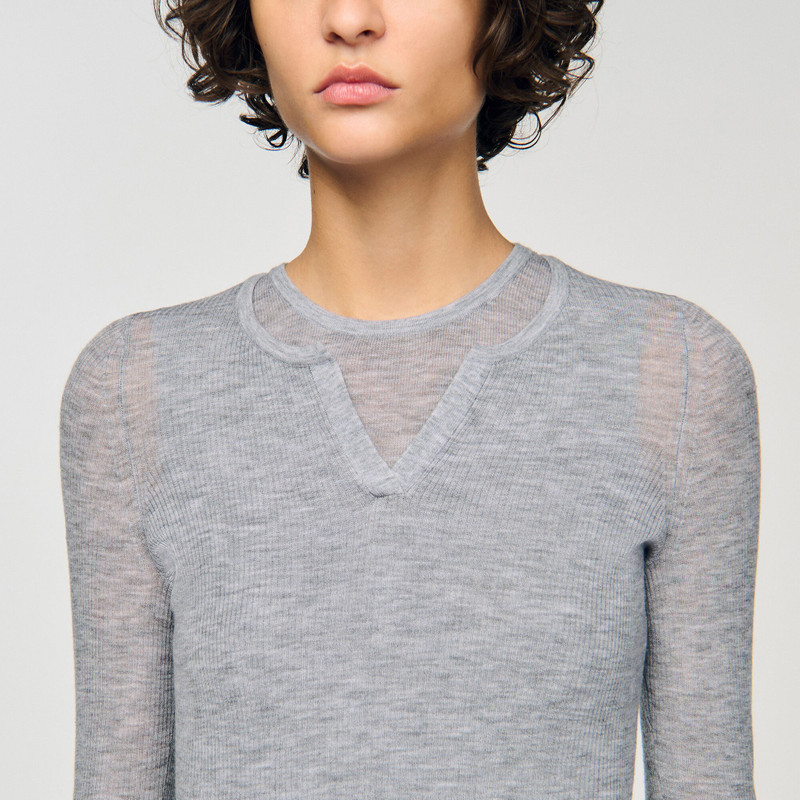 WOOL LAYERED EFFECT SWEATER 4
