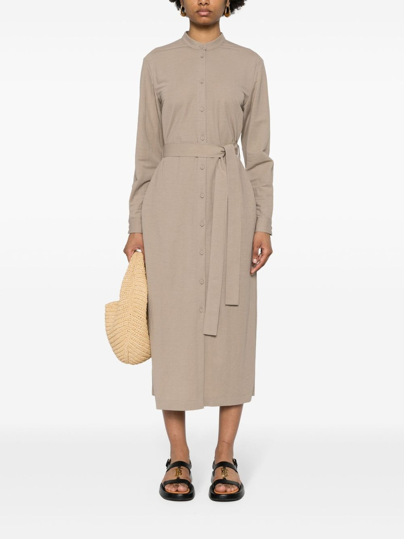 Harris Wharf London belted shirt midi dress outlook