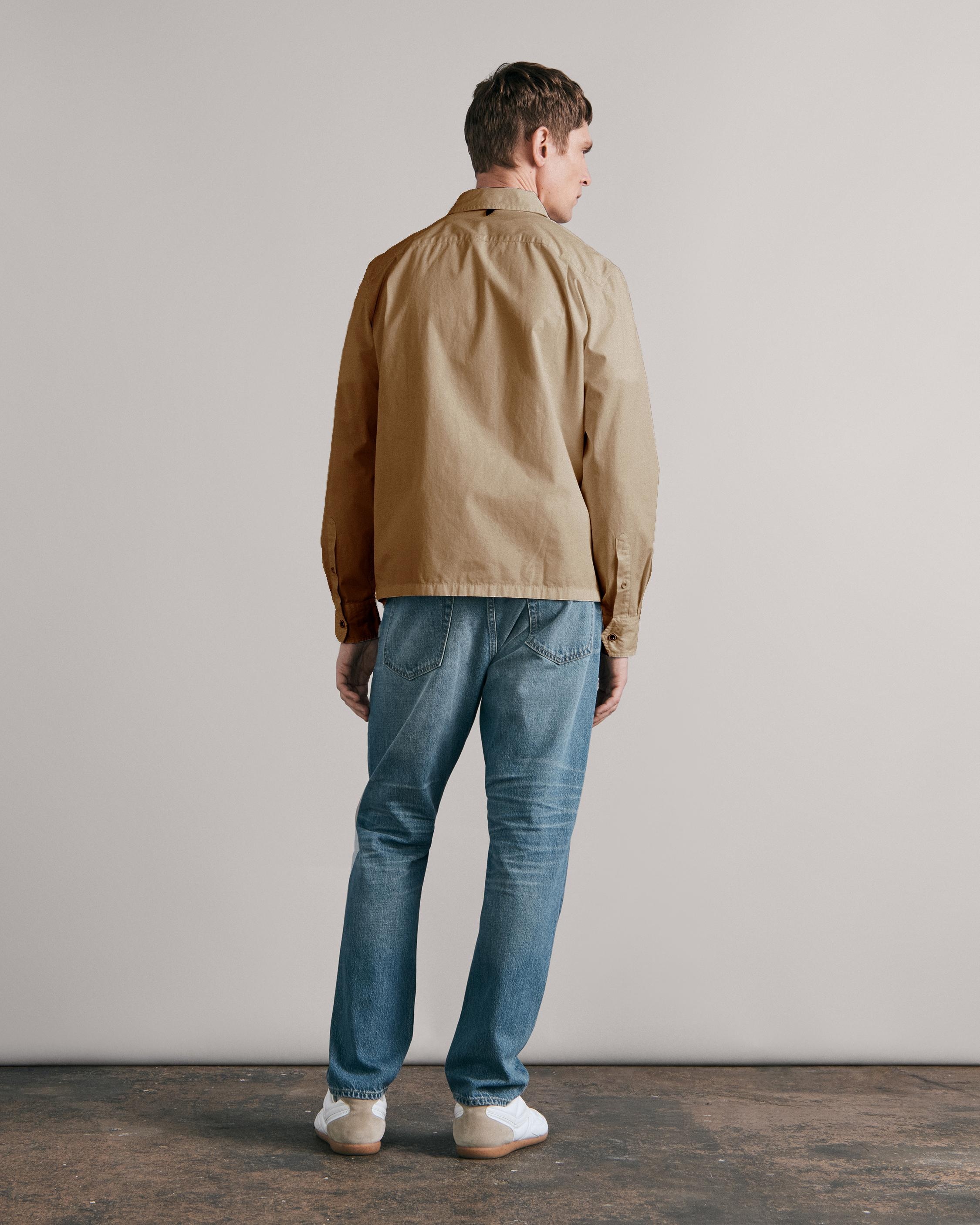Stanton Peached Cotton Long Sleeve Shirt Jacket
Classic Fit Jacket - 4