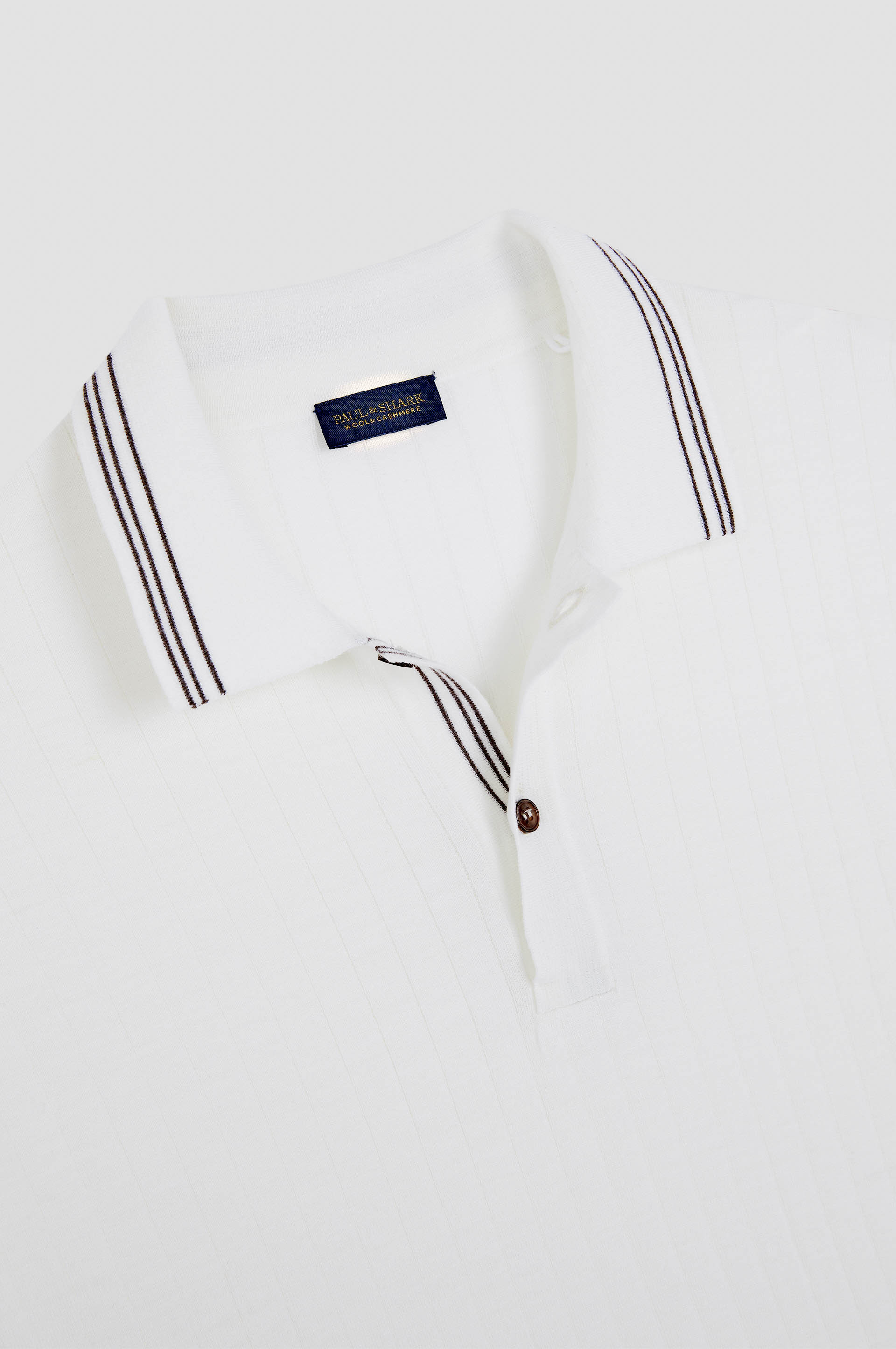 WOOL CASHMERE POLO SHIRT - 5