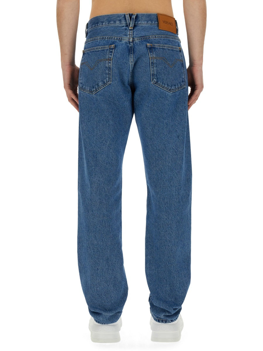 Versace Men Regular Fit Jeans - 3