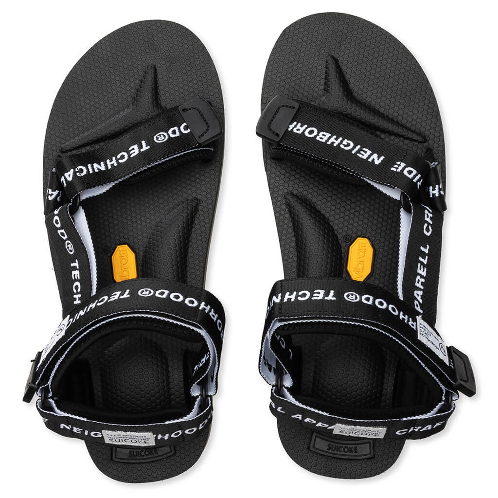 NEIGHBORHOOD X SUICOKE SI . OG-022V2 NR-SANDAL - BLACK - 4