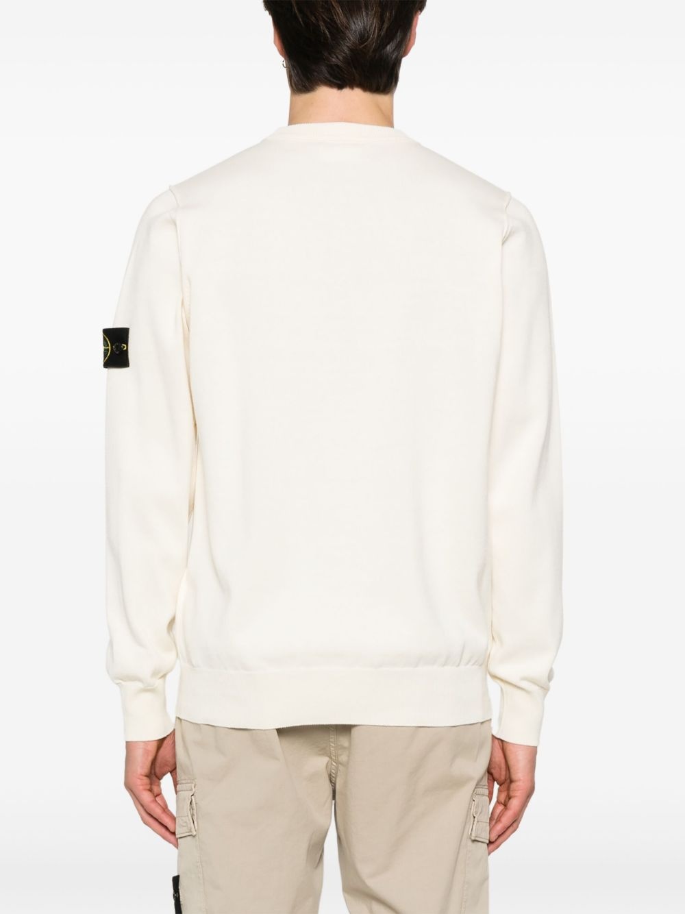 Compass-badge sweater - 4