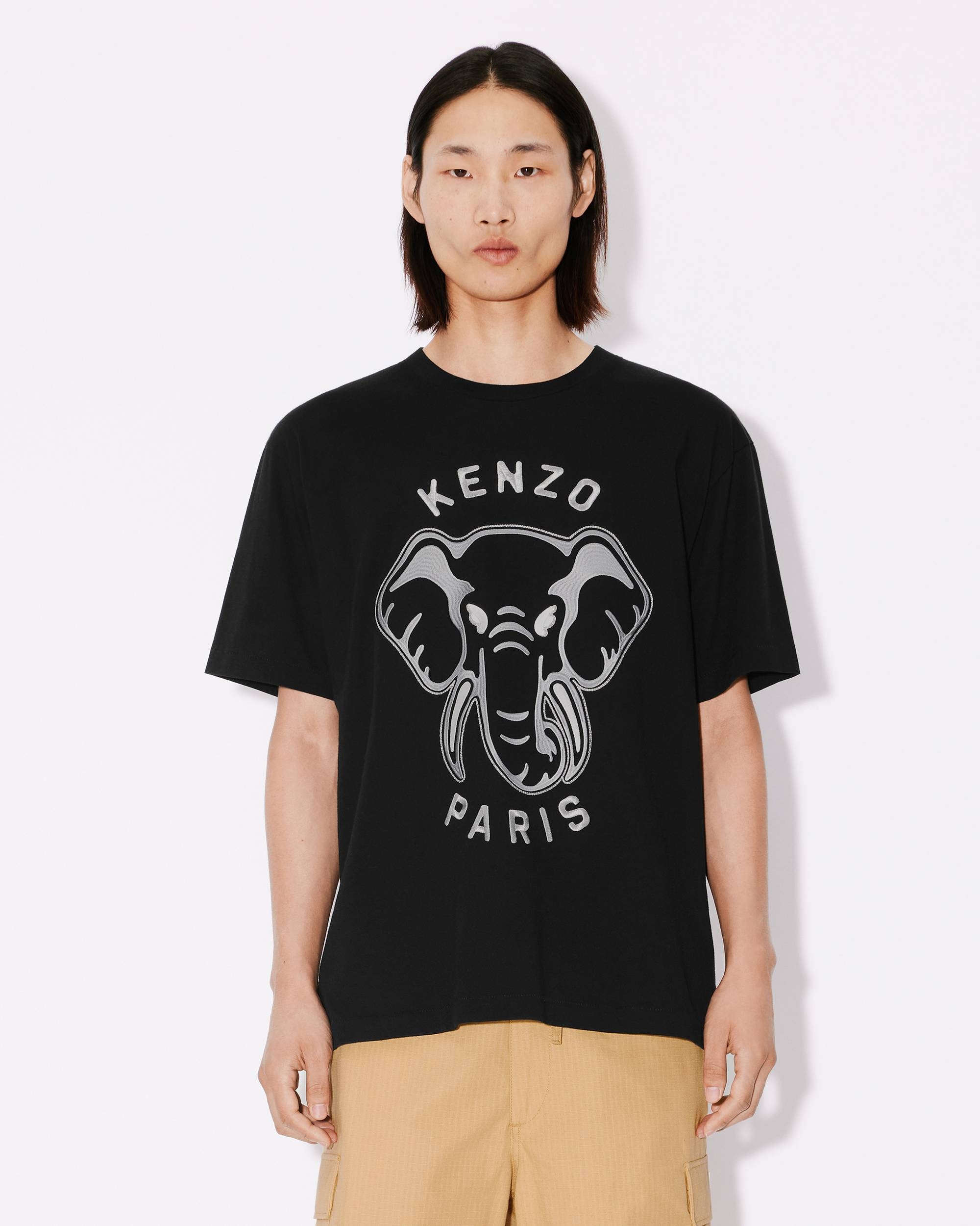 'KENZO Elephant' oversized embroidered T-shirt - 3
