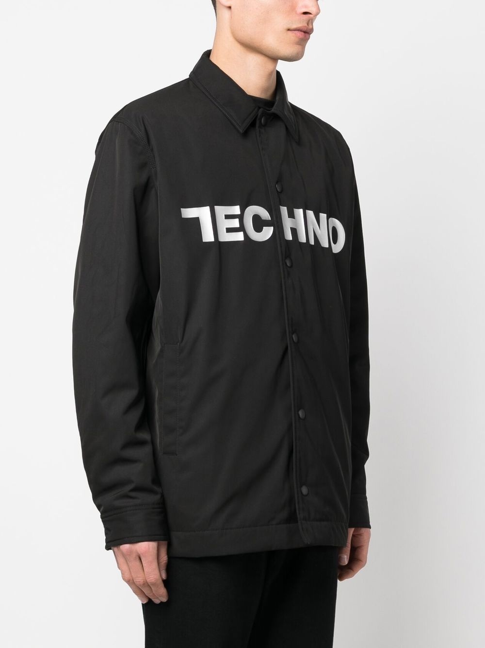 'TECHNO' shirt jacket - 3